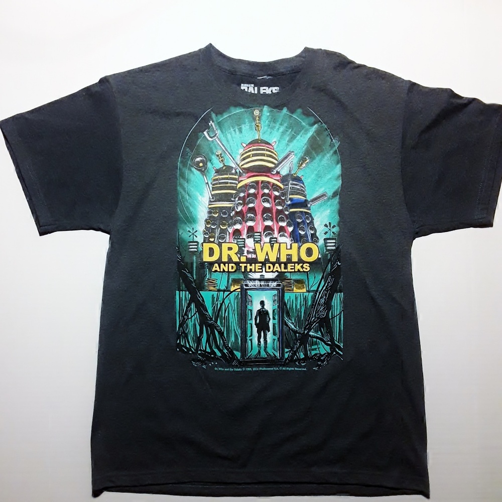 Dr Doctor Who and The Daleks Men Shirts Tees